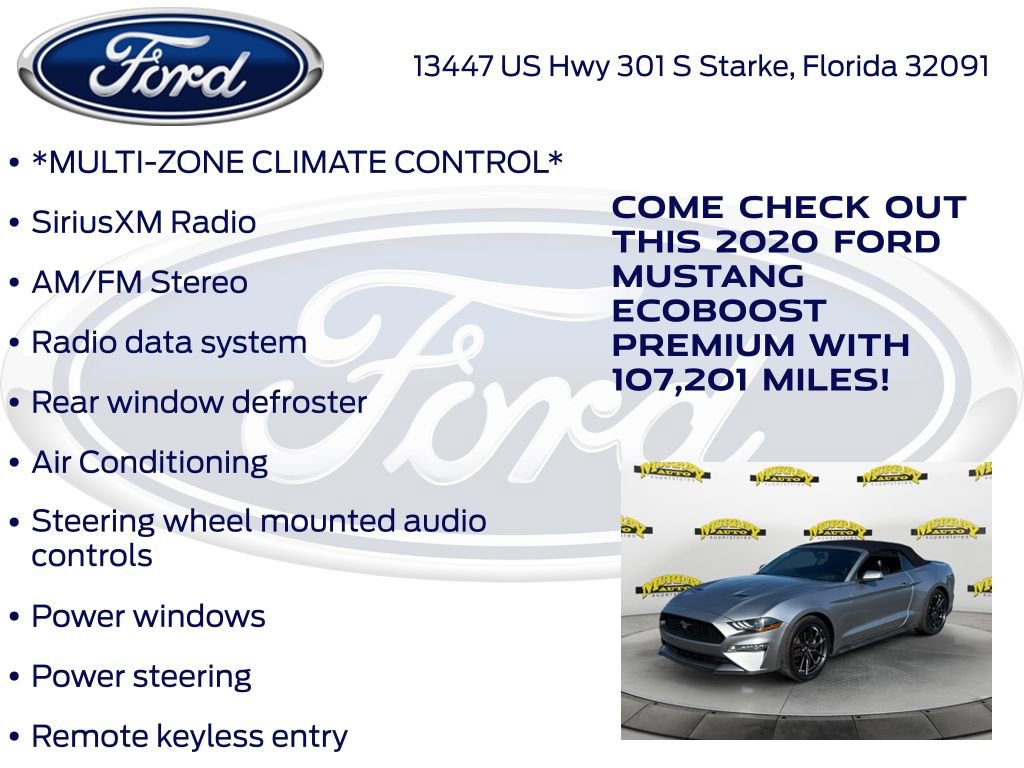 Certified 2020 Ford Mustang Premium RWD image 17