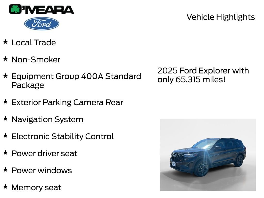 Certified 2025 Ford Explorer ST AWD/4WD image 7