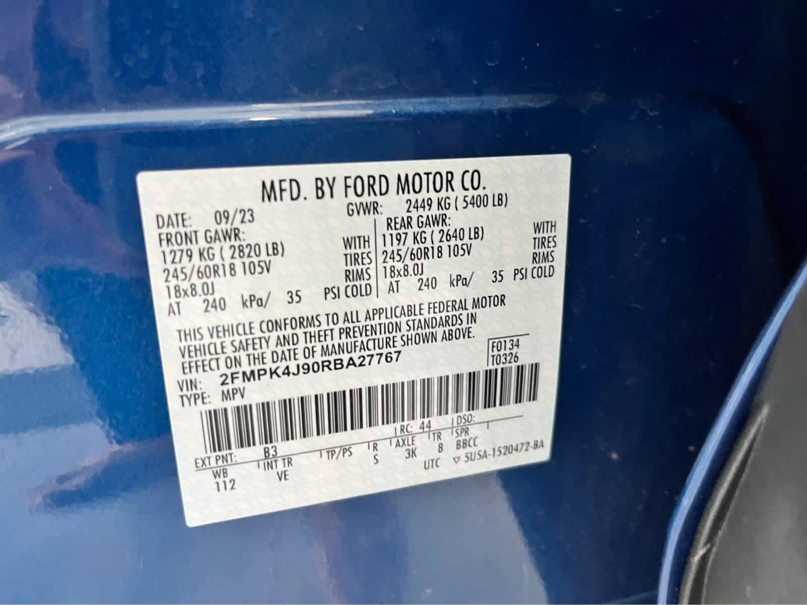 Certified 2024 Ford Edge SEL w/ Convenience Package AWD/4WD image 10