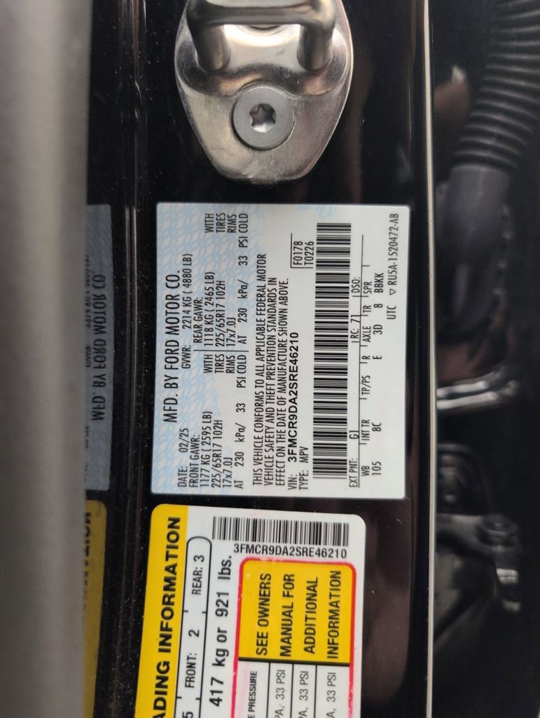 Certified 2025 Ford Bronco Sport Badlands AWD/4WD image 40