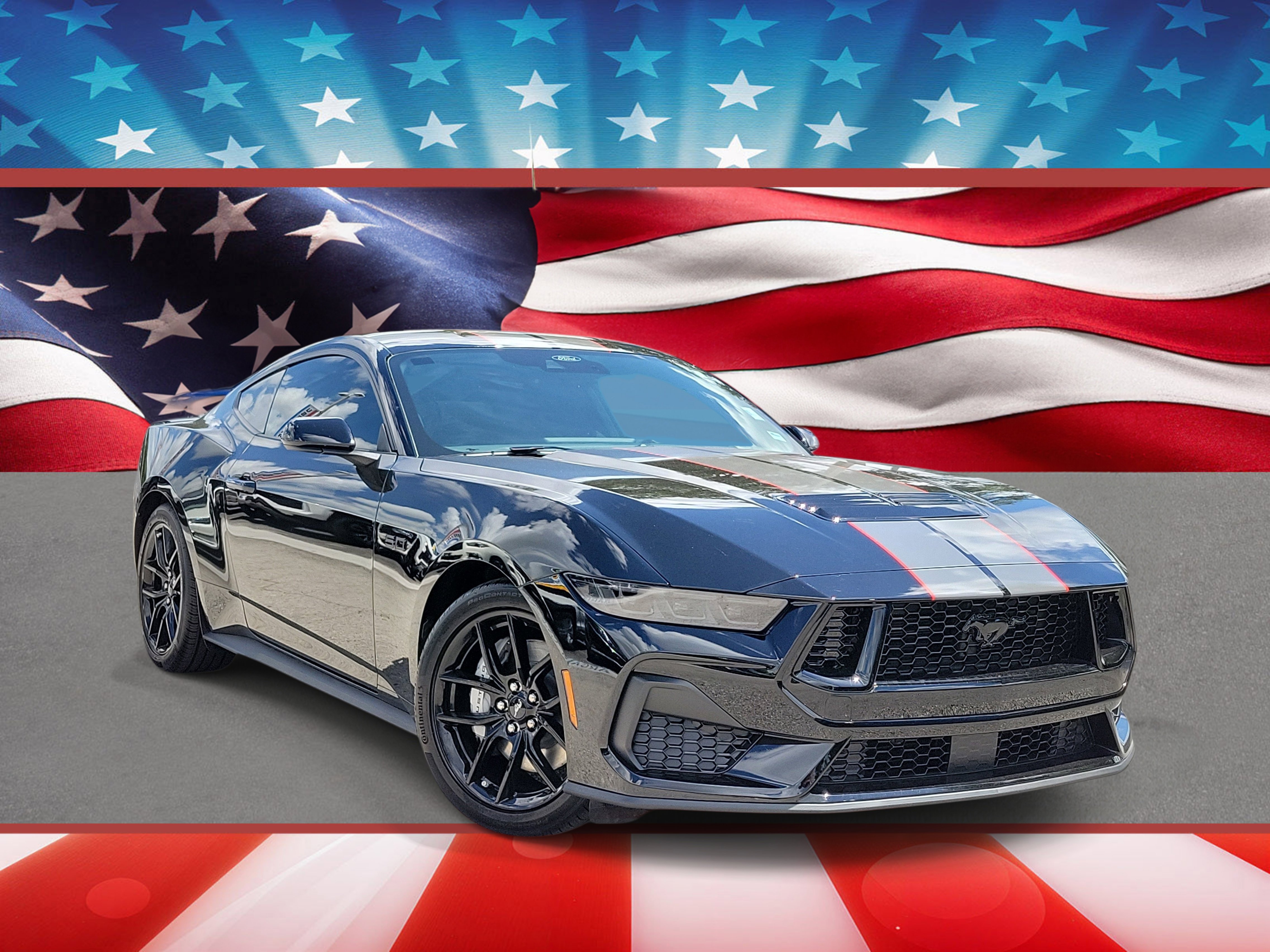 Certified 2025 Ford Mustang GT w/ Mustang Nite Pony Package RWD image 1
