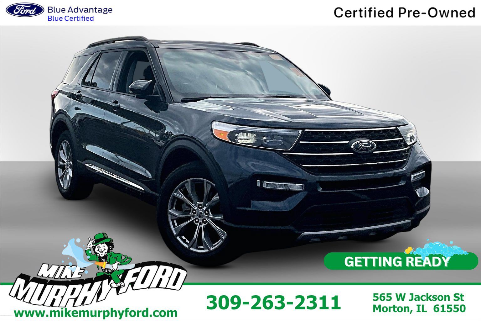 Certified 2023 Ford Explorer XLT w/ Equipment Group 202A AWD/4WD image 1
