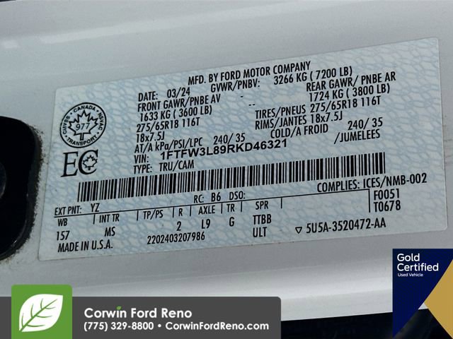 Certified 2024 Ford F150 XLT w/ FX4 Off-Road Package image 34