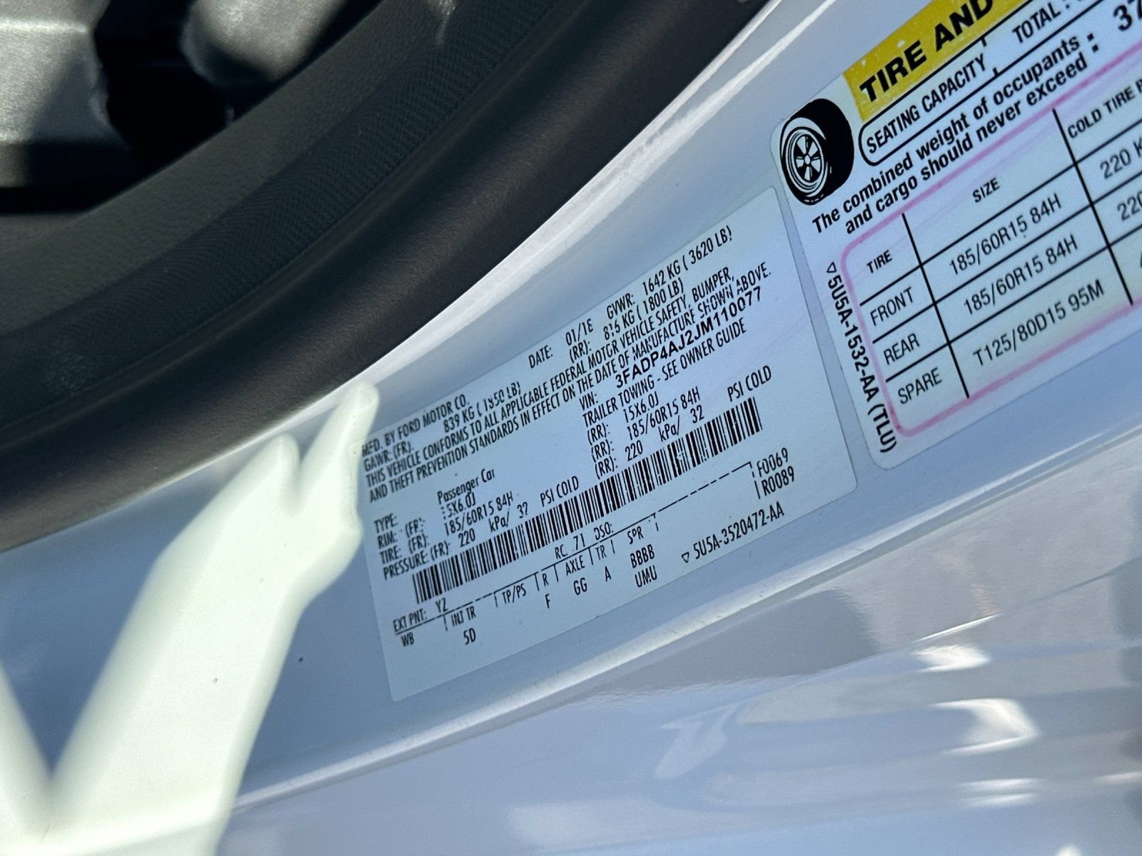 Certified 2018 Ford Fiesta S FWD image 25