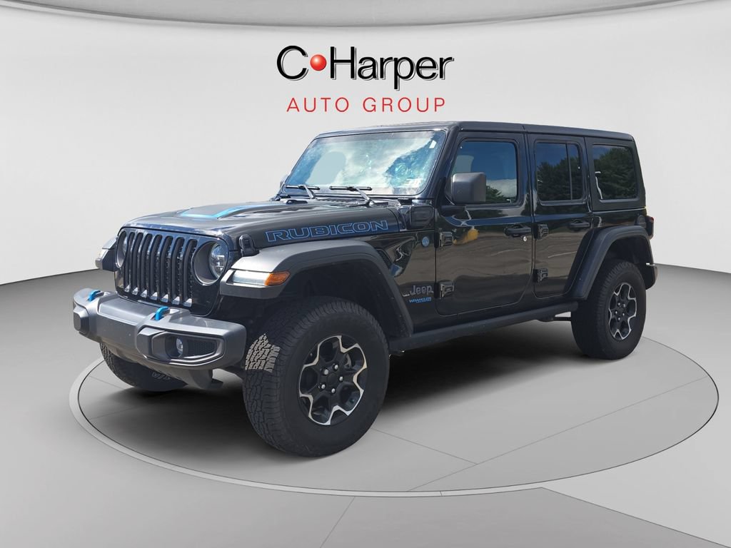 Used 2021 Jeep Wrangler Unlimited Rubicon 4xe w/ Cold Weather Group AWD/4WD image 2