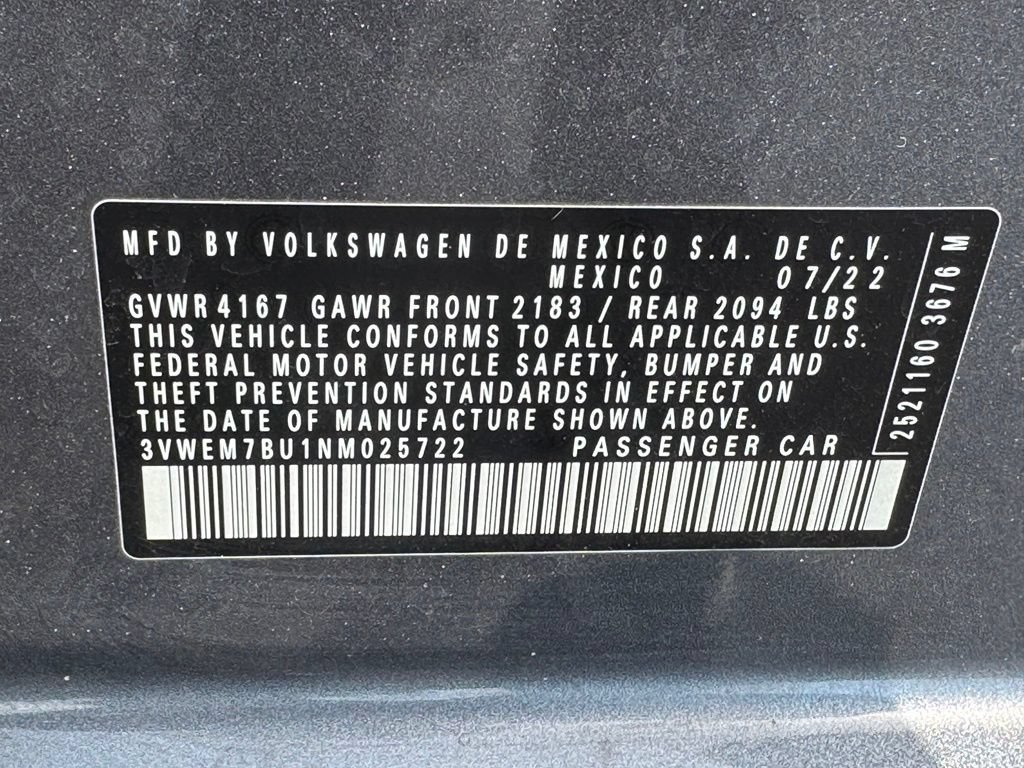 Used 2022 Volkswagen Jetta SE FWD image 26