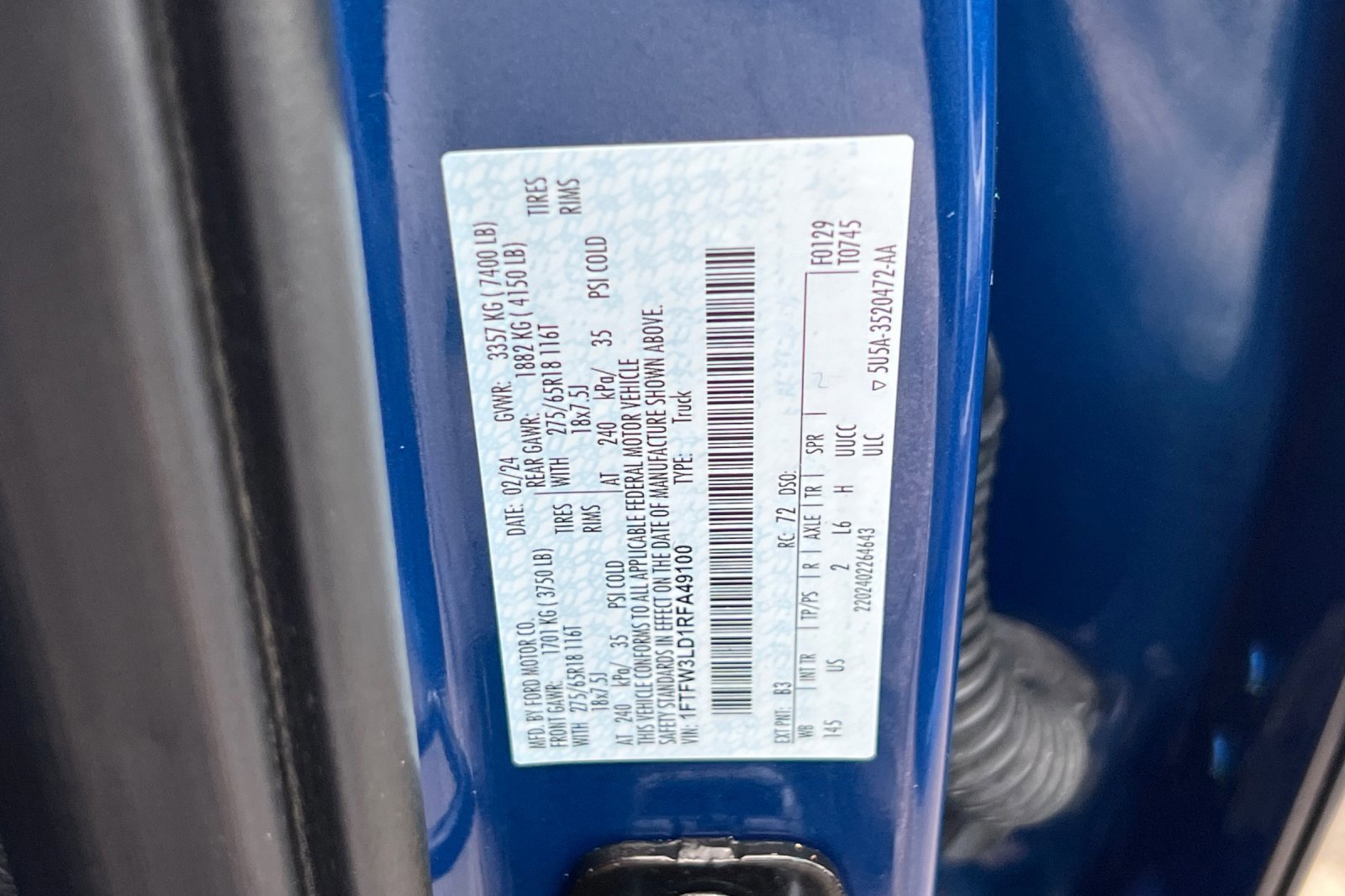 Certified 2024 Ford F150 XLT w/ Mobile Office Package image 26