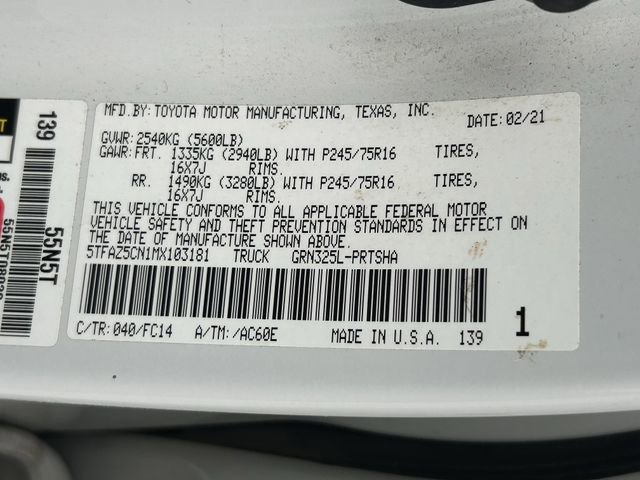 Used 2021 Toyota Tacoma SR5 image 30