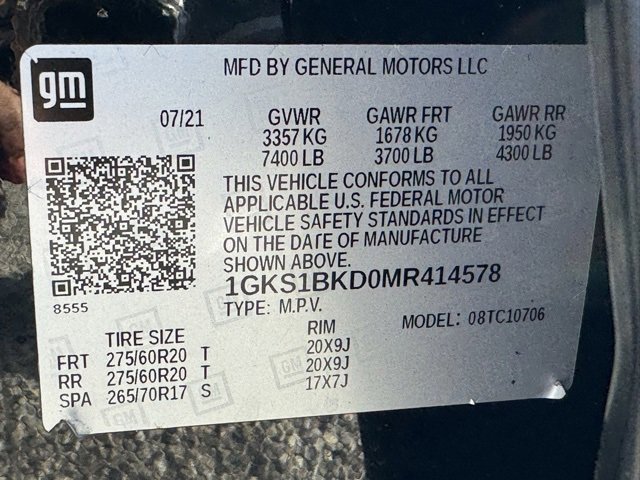 Used 2021 GMC Yukon SLT w/ SLT Premium Package image 34