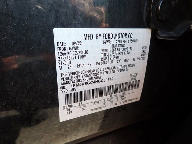 Certified 2022 Ford Explorer ST w/ Equipment Group 401A AWD/4WD image 14