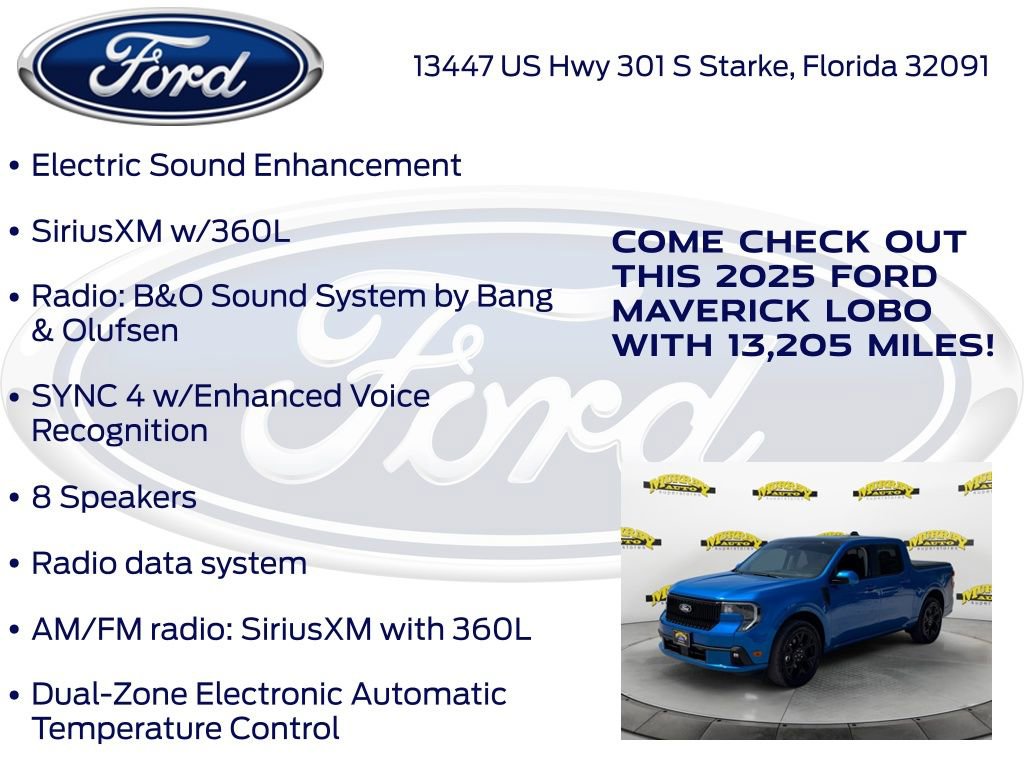 Certified 2025 Ford Maverick Lobo AWD/4WD image 32