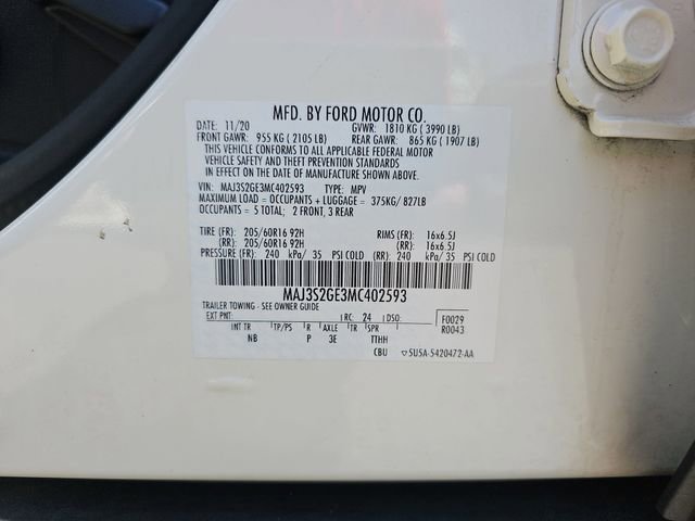 Certified 2021 Ford EcoSport SE image 33