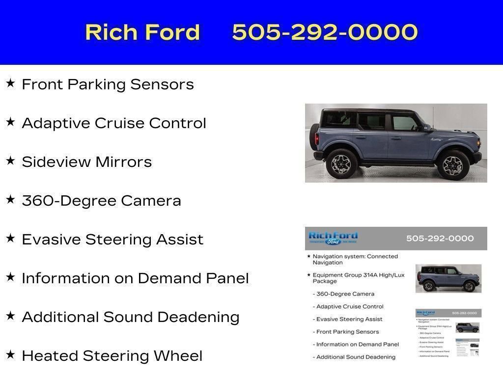 Certified 2024 Ford Bronco Outer Banks AWD/4WD image 51