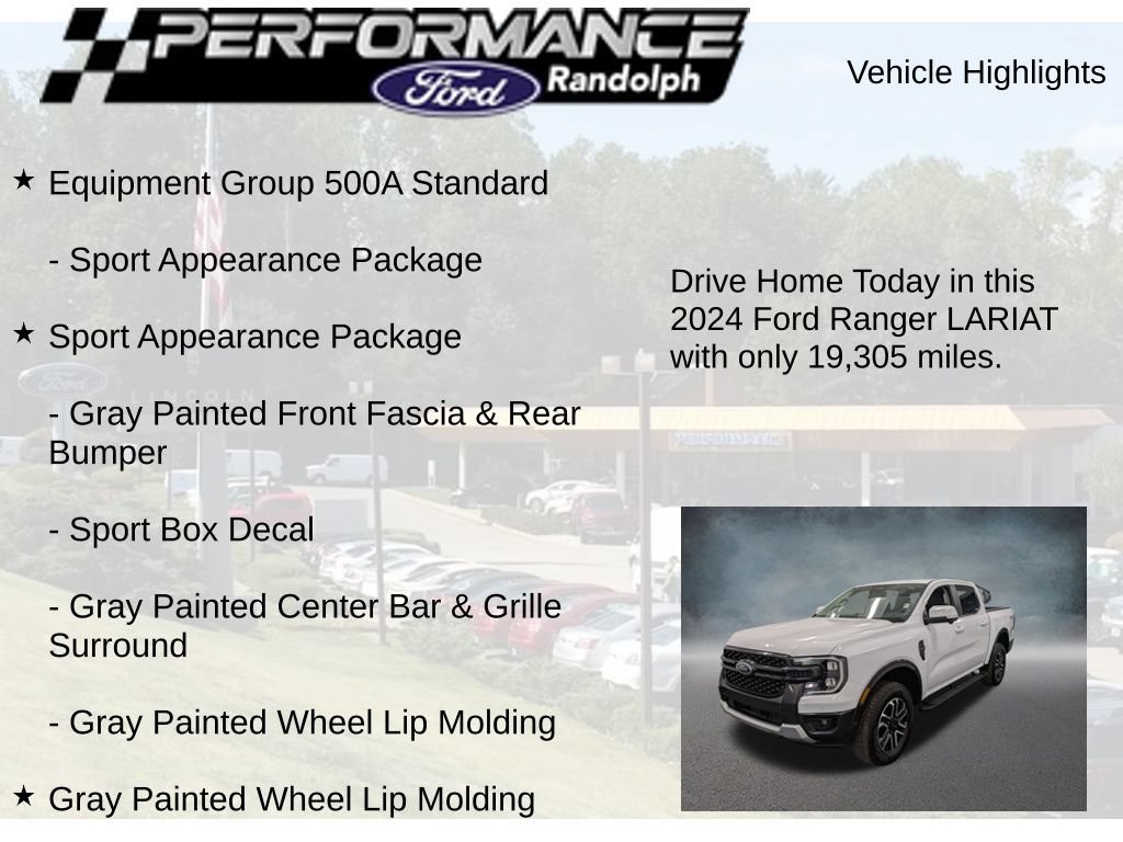Certified 2024 Ford Ranger Lariat AWD/4WD image 9