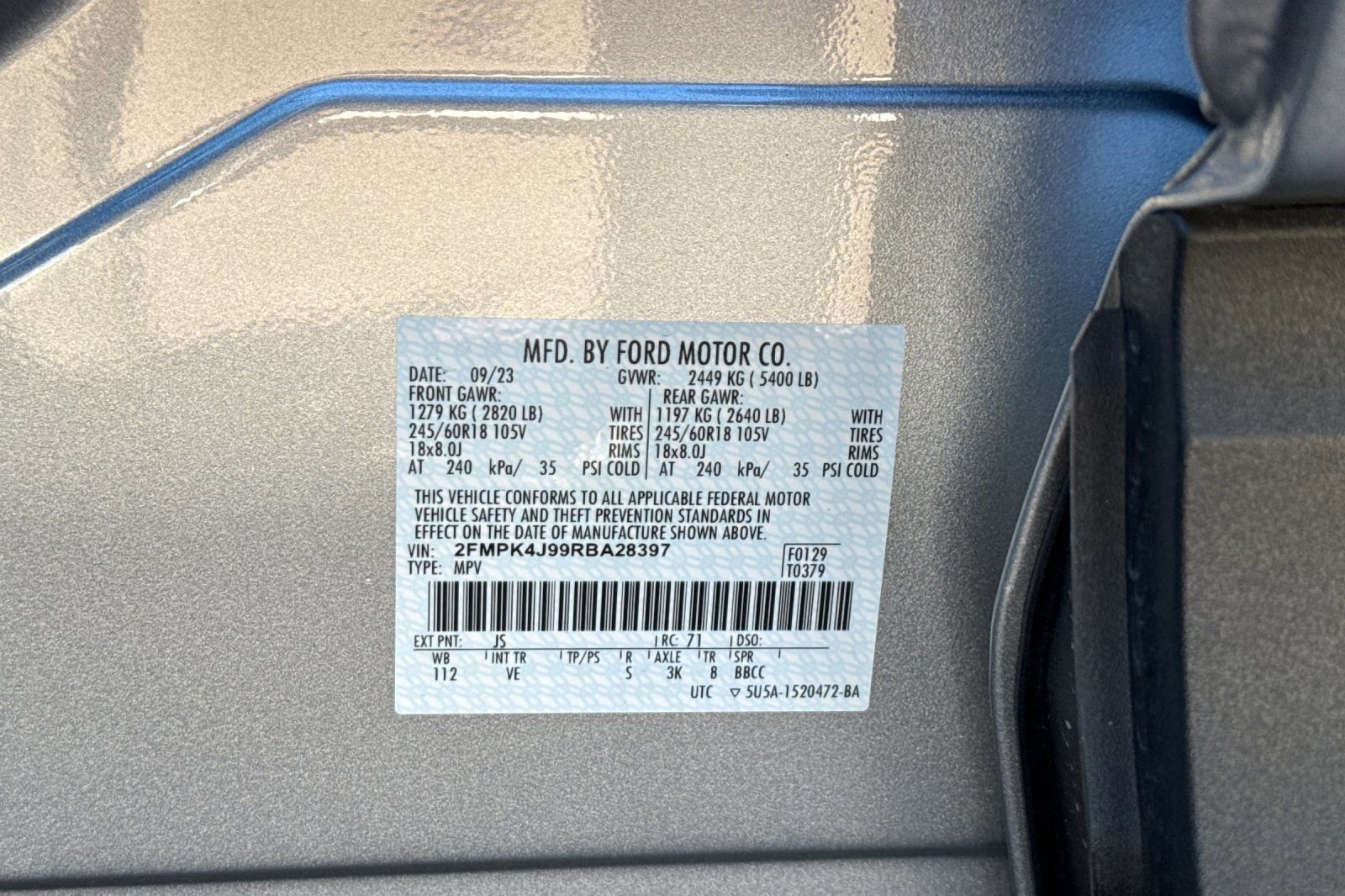 Certified 2024 Ford Edge SEL w/ Convenience Package image 22