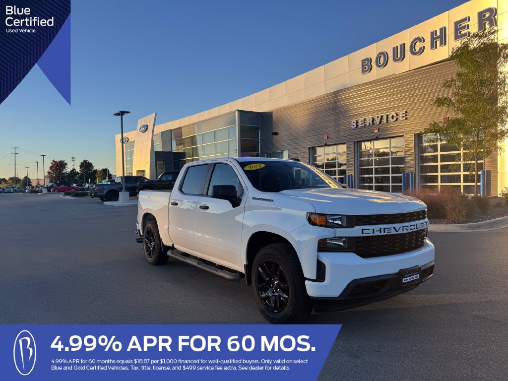 Used 2022 Chevrolet Silverado 1500 Custom w/ Rally Edition