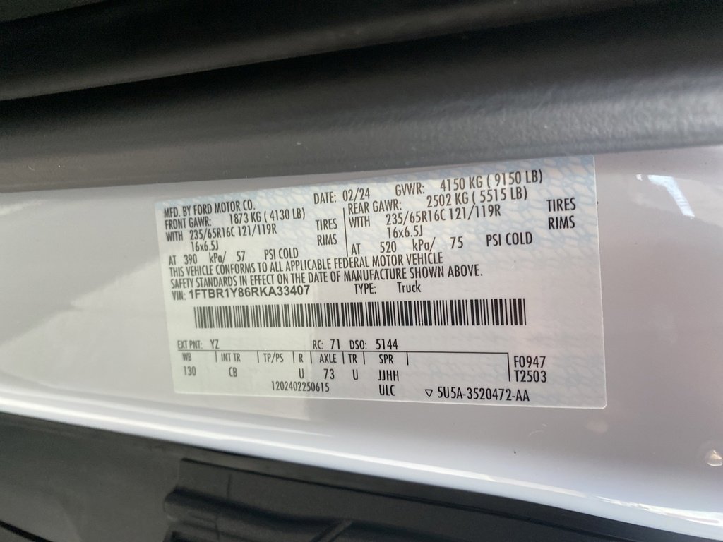 Certified 2024 Ford Transit 250 Low Roof w/ Exterior Upgrade Package image 25