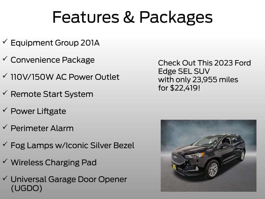 Certified 2023 Ford Edge SEL w/ Convenience Package AWD/4WD image 4