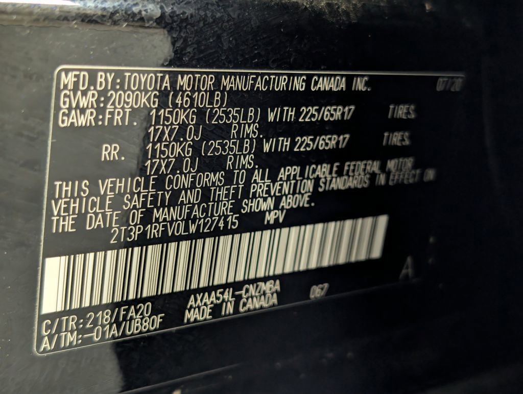 Used 2020 Toyota RAV4 XLE AWD/4WD image 26