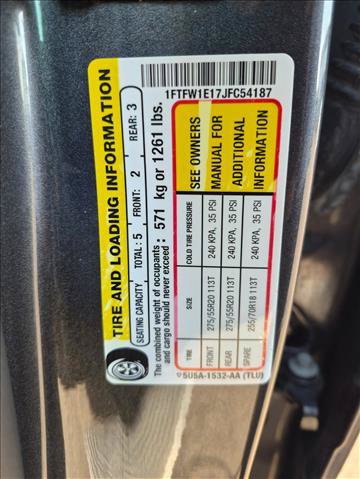 Certified 2018 Ford F150 Platinum w/ Equipment Group 701A Luxury AWD/4WD image 24