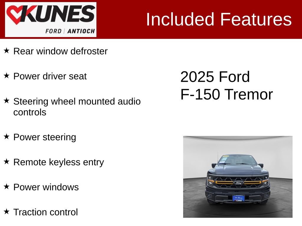 Certified 2025 Ford F150 Tremor AWD/4WD image 4