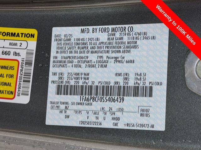 Certified 2025 Ford Mustang GT RWD image 35