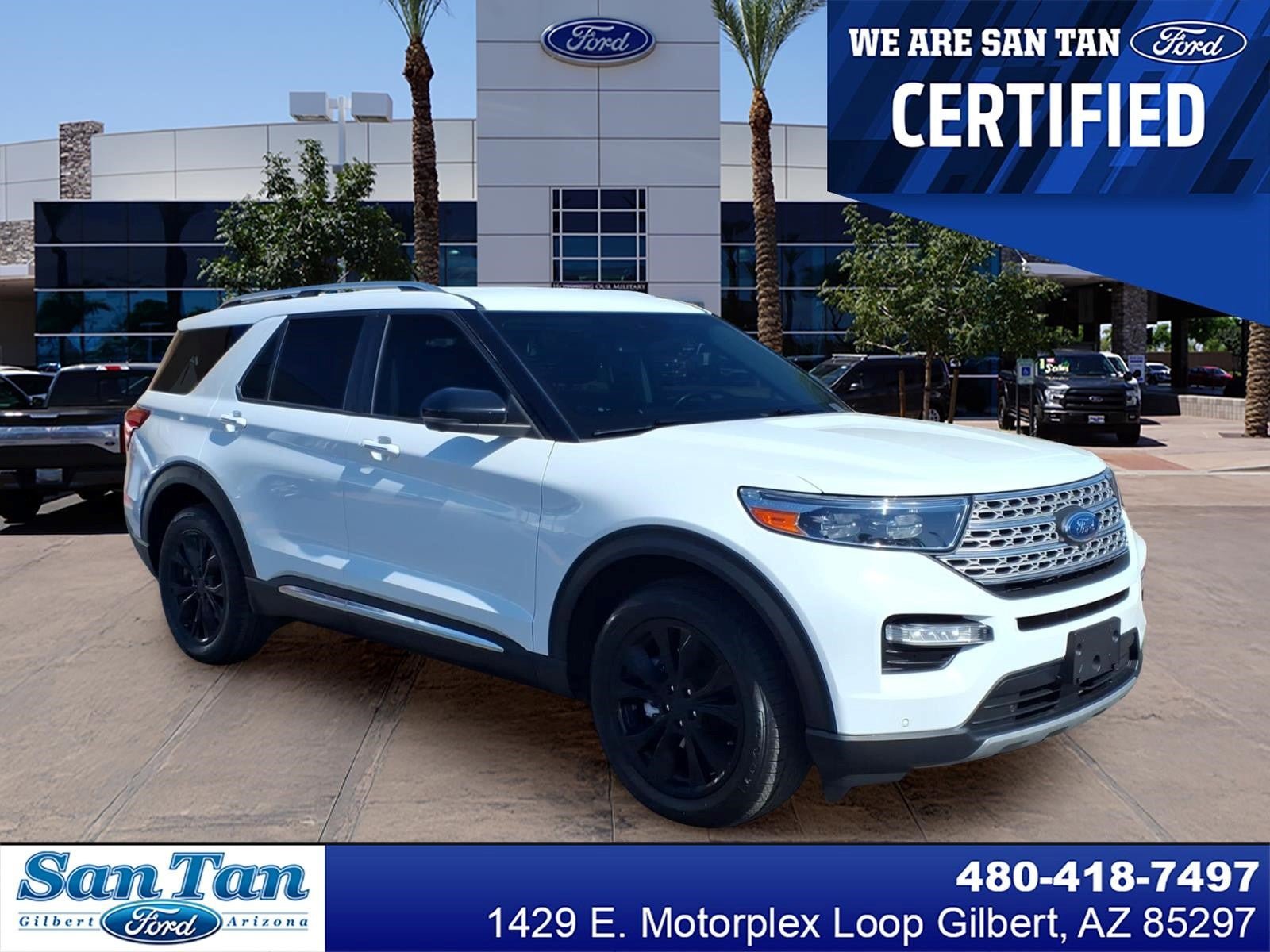 Certified 2022 Ford Explorer Limited w/ Equipment Group 301A