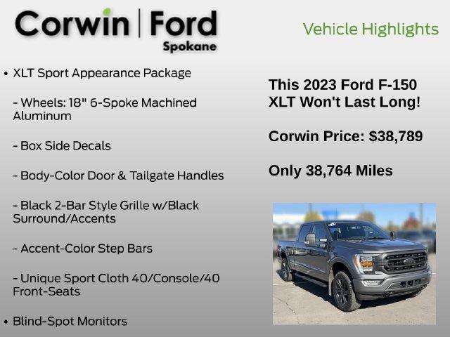 Certified 2023 Ford F150 XLT w/ Equipment Group 302A High AWD/4WD image 25