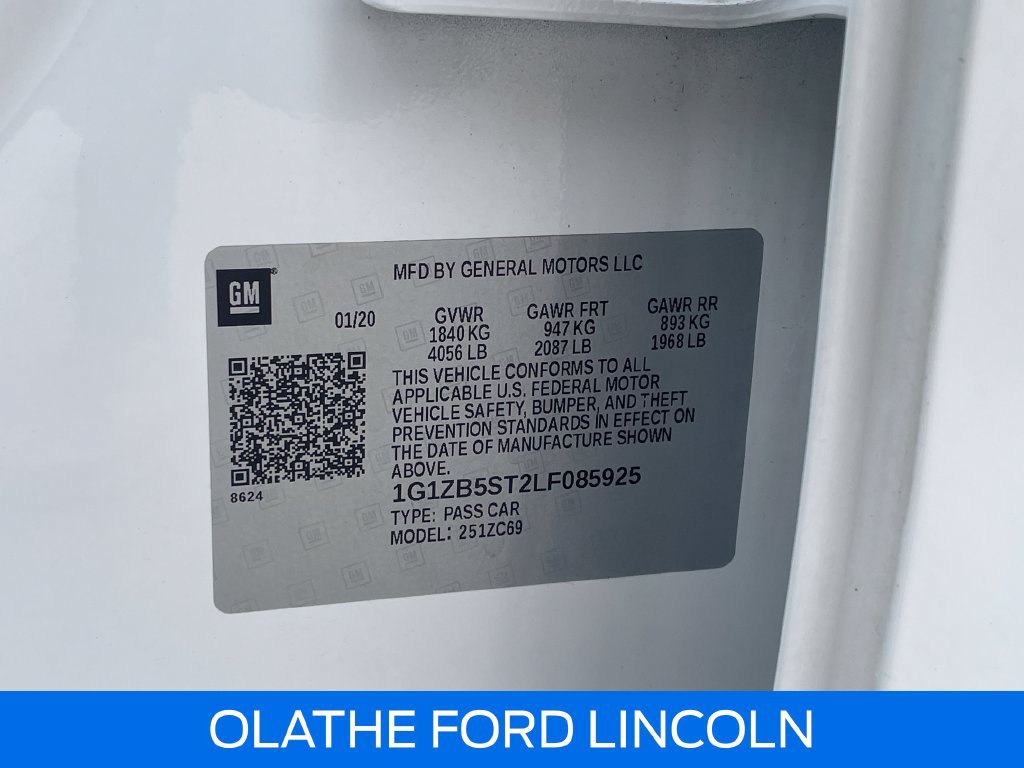 Used 2020 Chevrolet Malibu LS FWD image 13