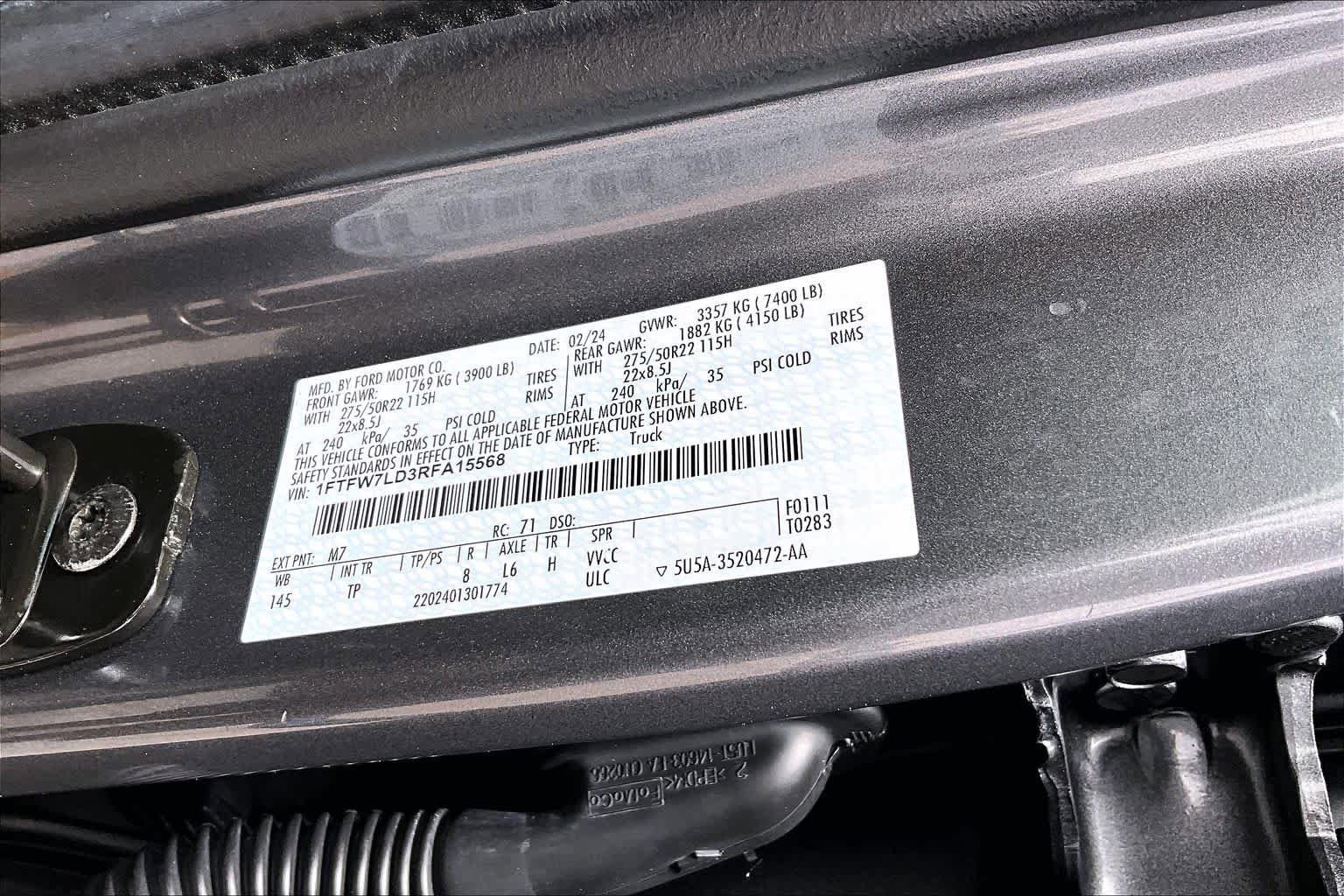 Certified 2024 Ford F150 Platinum w/ Equipment Group 703A Plus AWD/4WD image 34