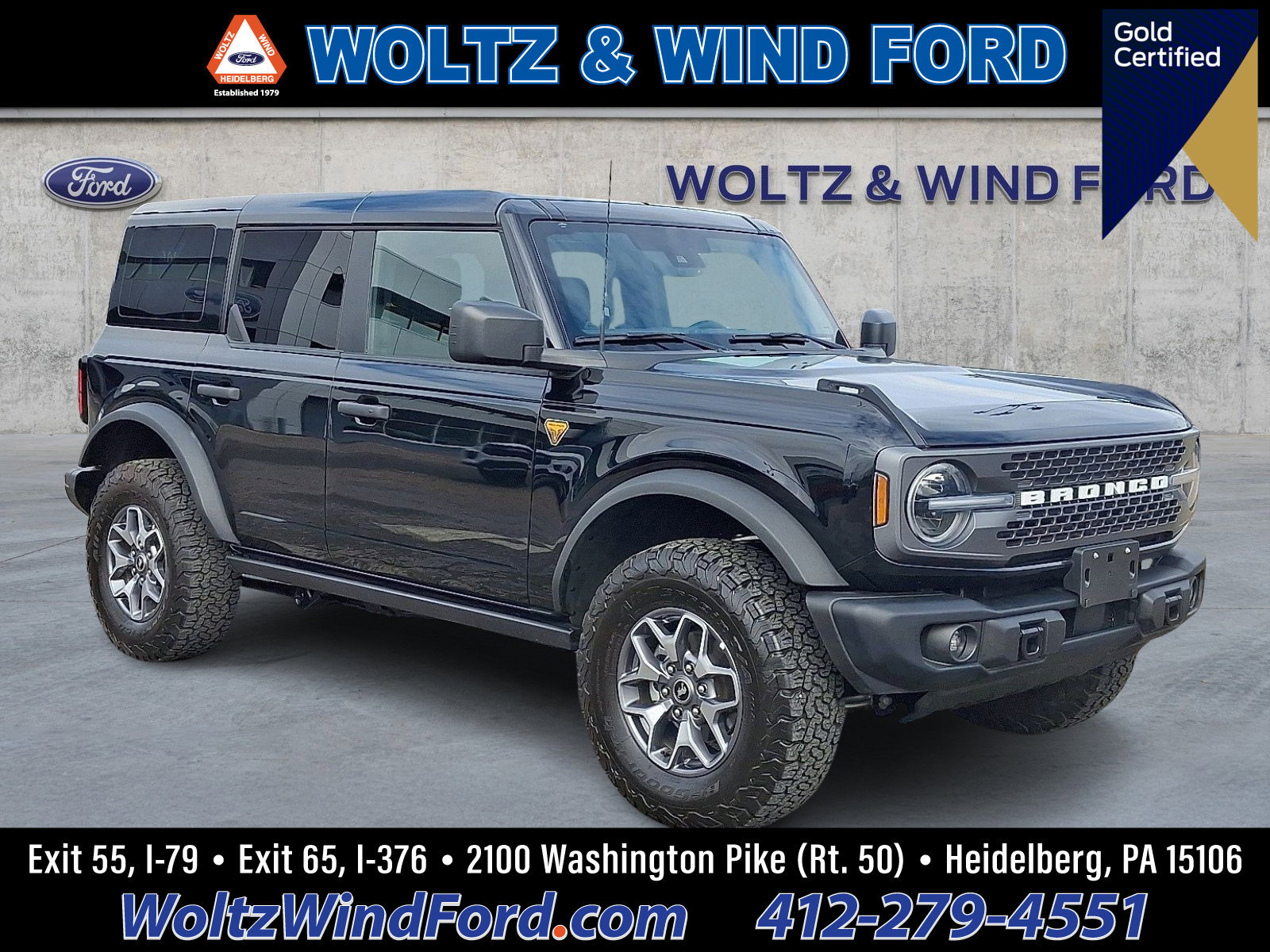 Certified 2025 Ford Bronco Badlands