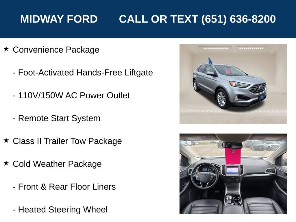 Certified 2020 Ford Edge SEL w/ Convenience Package AWD/4WD image 12