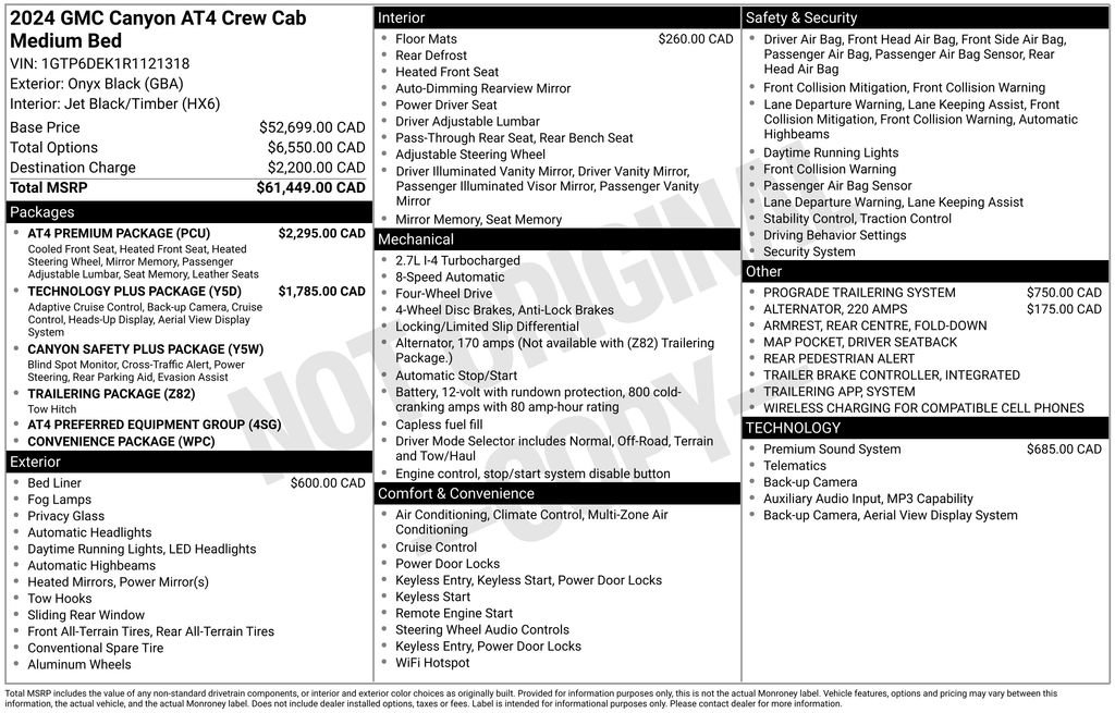 Used 2024 GMC Canyon AT4 w/ AT4 Premium Package AWD/4WD image 31