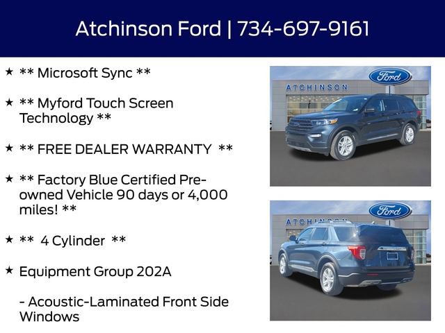 Certified 2023 Ford Explorer XLT w/ Equipment Group 202A image 8