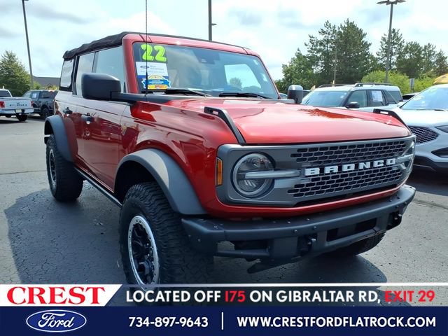 Certified 2022 Ford Bronco Badlands w/ Sasquatch Package
