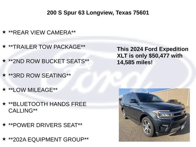 Certified 2024 Ford Expedition XLT RWD image 25