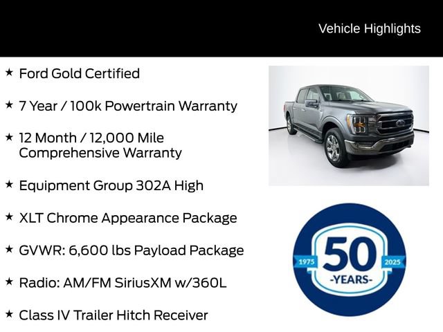 Certified 2023 Ford F150 XLT w/ Equipment Group 302A High AWD/4WD image 6