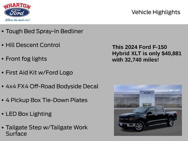 Certified 2024 Ford F150 XLT w/ FX4 Off-Road Package image 21