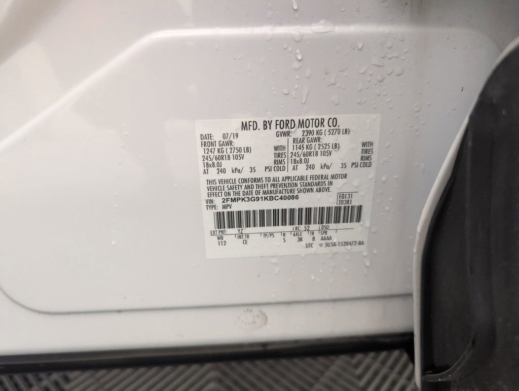 Certified 2019 Ford Edge SE w/ SE Fleet Driver's Package image 44