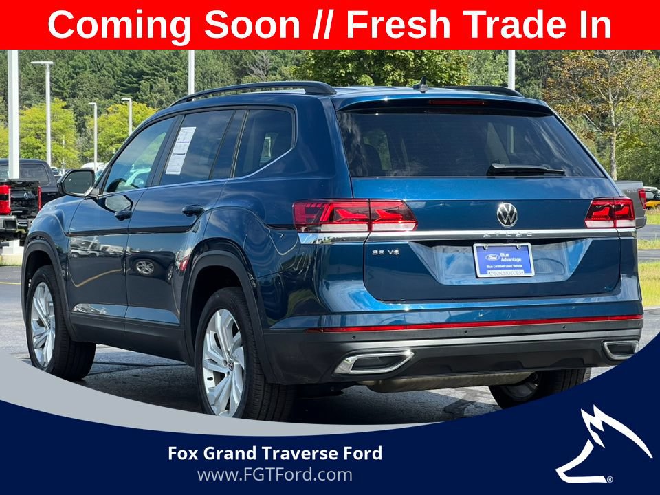Used 2021 Volkswagen Atlas SE w/ Panoramic Sunroof Package FWD image 37