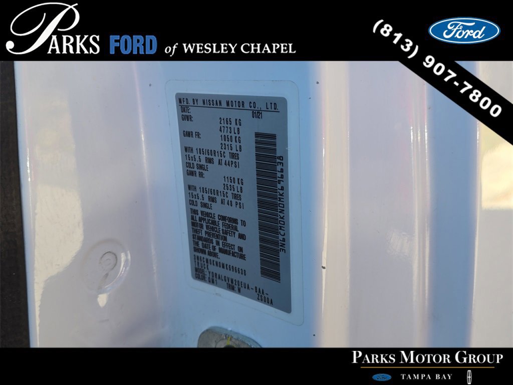 Used 2021 Nissan NV200 SV w/ Back Door Glass Package image 31