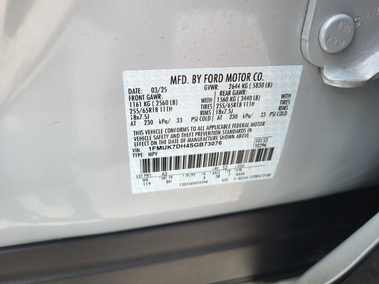 Certified 2025 Ford Explorer Active RWD image 37