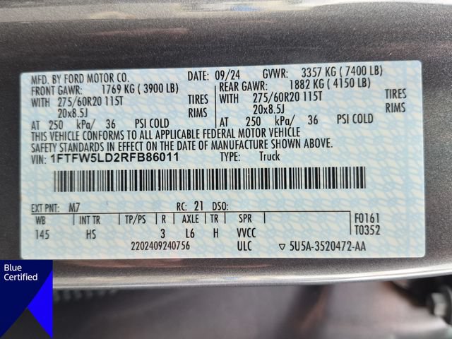 Certified 2024 Ford F150 Lariat w/ Bed Utility Package AWD/4WD image 39