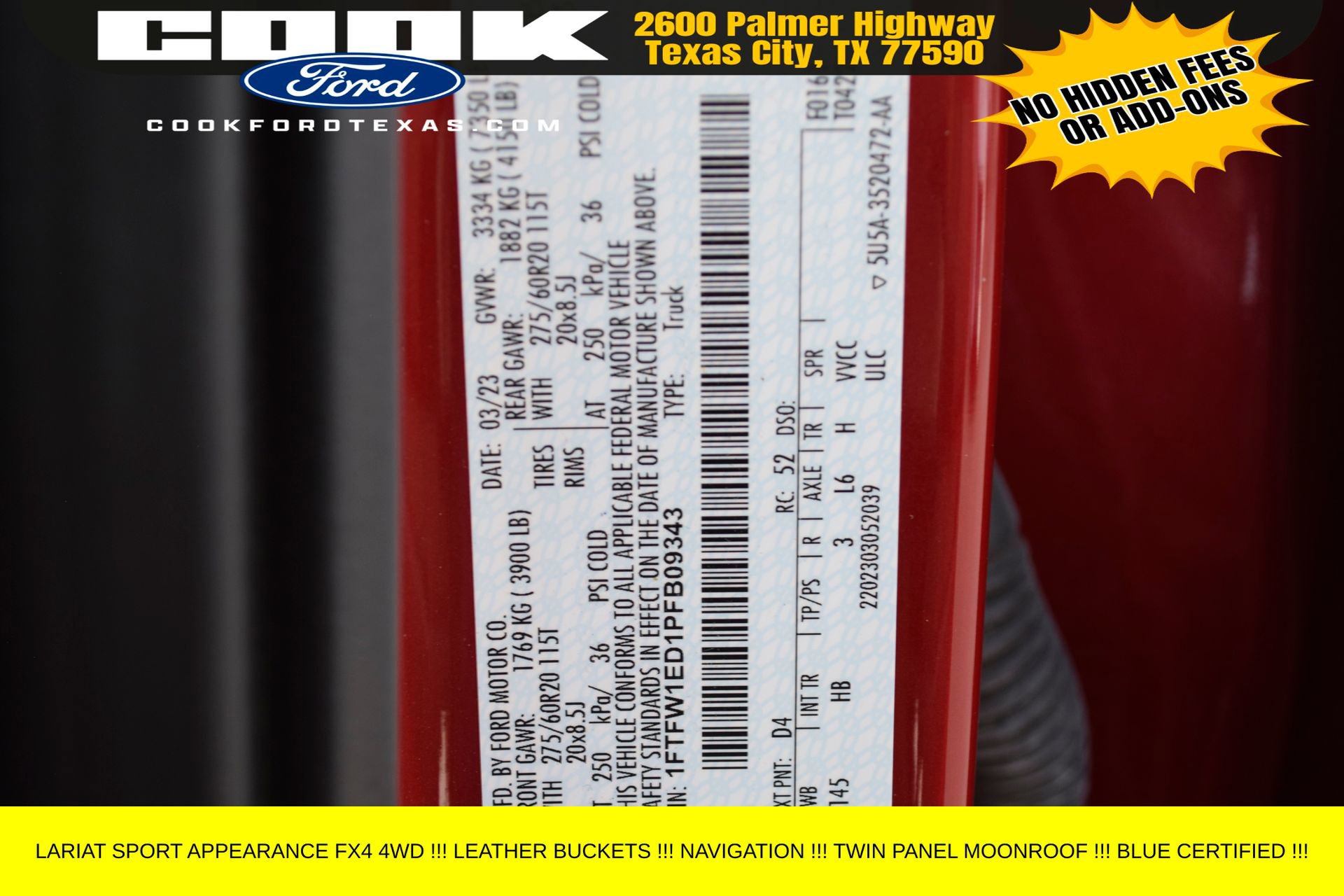 Certified 2023 Ford F150 Lariat image 26