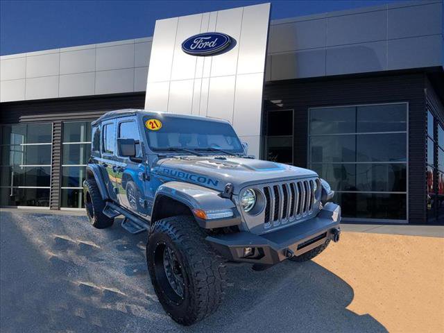 Used 2021 Jeep Wrangler Unlimited Rubicon 4xe w/ Cold Weather Group image 1