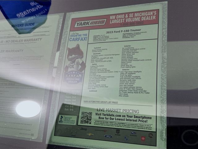 Certified 2023 Ford F150 Tremor w/ Trailer Tow Package image 16