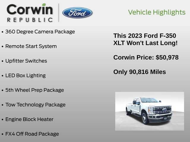 Certified 2023 Ford F350 XLT w/ 360-Degree Camera Package image 9