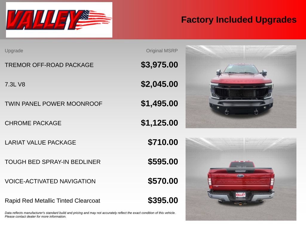 Certified 2021 Ford F250 Lariat w/ Tremor Off-Road Package AWD/4WD image 6