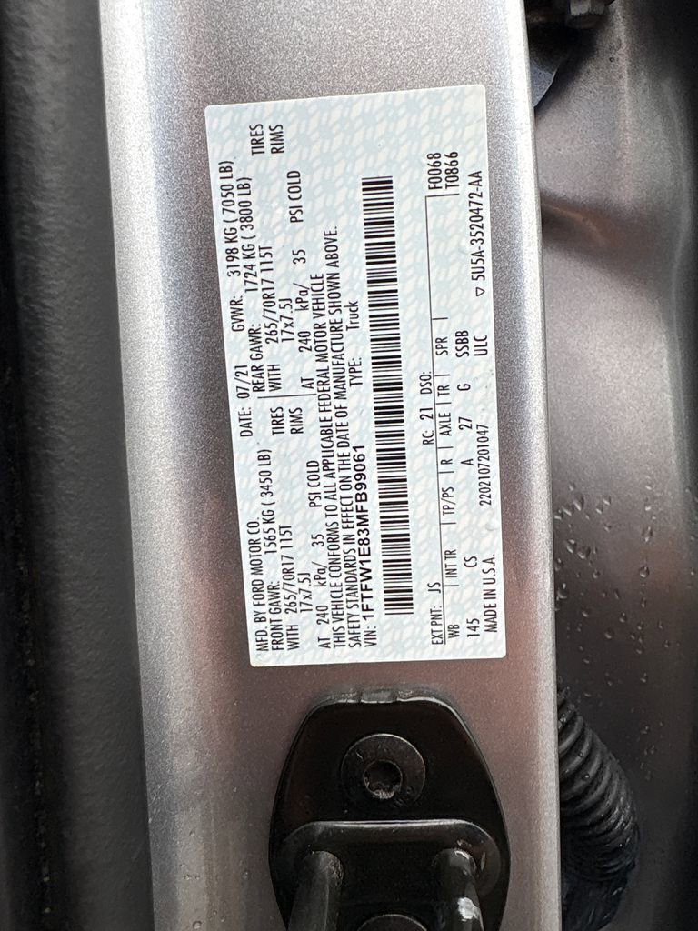 Certified 2021 Ford F150 XL w/ Trailer Tow Package AWD/4WD image 9