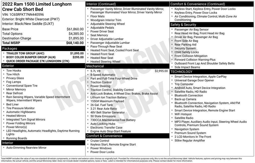 Used 2022 RAM 1500 Limited w/ Trailer Tow Group AWD/4WD image 31